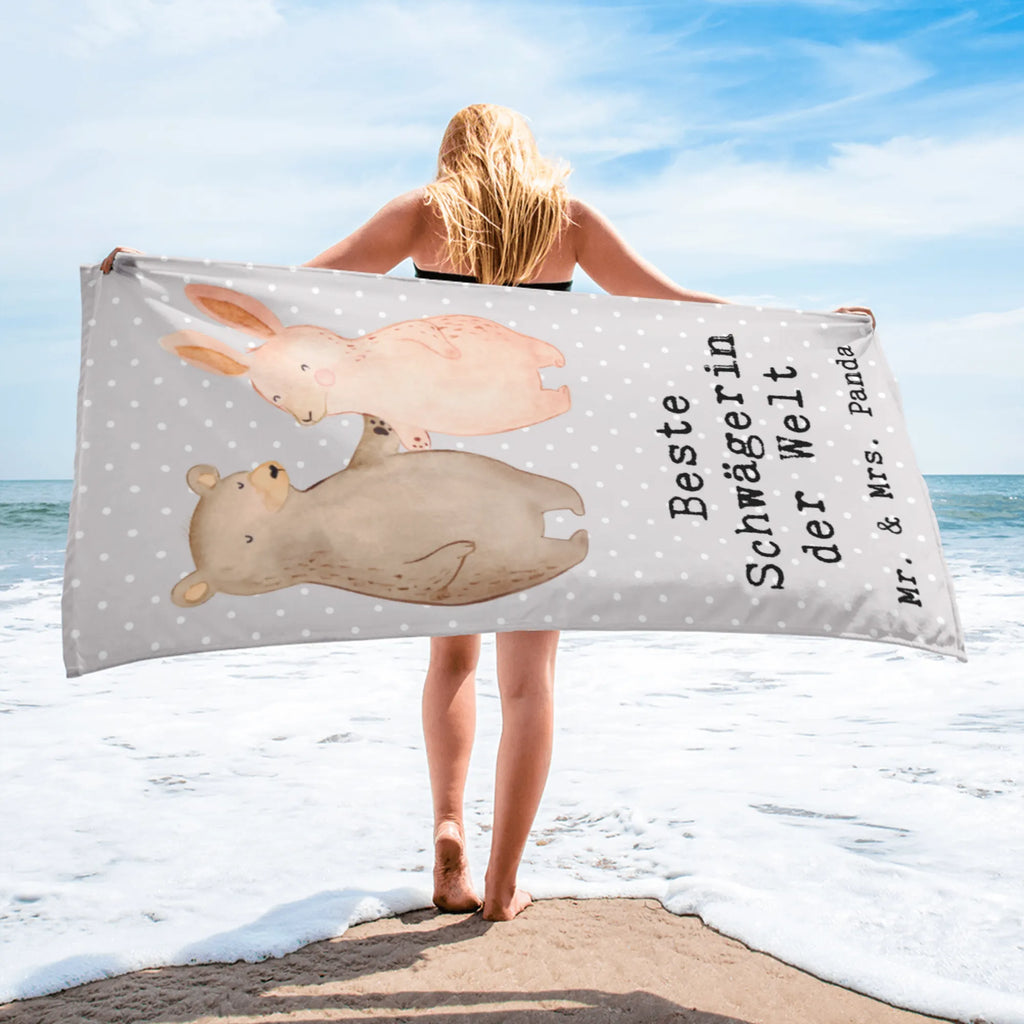 XL bath towel Hare Best sister in law in the world spa towel, XL bath towel, luxury bath sheet, extra large swim towel, oversized towel, large beach towel, for, thank you, gift, giving, birthday, birthday present, gift idea, souvenir, make you happy, gift tip, family, husband, sister, wife, brother, sister-in-law, partner, Sister-in-law, relatives, married