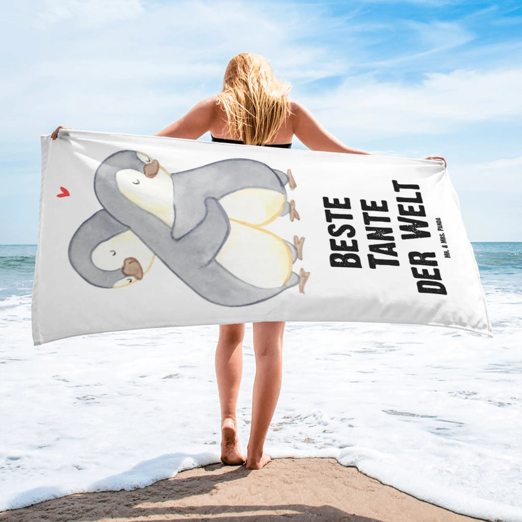 XL bath towel penguin best aunt in the world oversized towel, spa towel, large beach towel, XL bath towel, extra large swim towel, luxury bath sheet, for, thank you, gift, giving, birthday, birthday present, gift idea, souvenir, make you happy, gift tip, Aunt, baptism, nephew, godmother, niece, little thing, favorite aunt, christening partner, godfather aunt, family