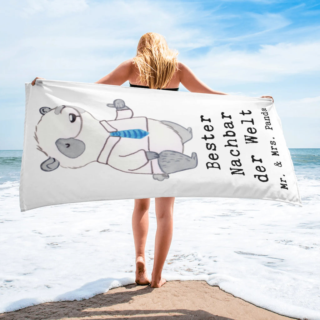 XL bath towel panda Best neighbor in the world luxury bath sheet, XL bath towel, large beach towel, extra large swim towel, spa towel, oversized towel, for, thank you, gift, giving, birthday, birthday present, gift idea, souvenir, make you happy, gift tip, Resident, Neighbor, Friend, Thank You, Neighbors, Neighborhood, Friendship, Adjacent