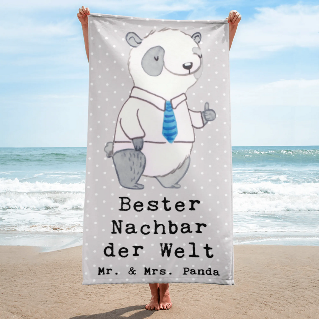 XL bath towel panda Best neighbor in the world luxury bath sheet, XL bath towel, large beach towel, extra large swim towel, spa towel, oversized towel, for, thank you, gift, giving, birthday, birthday present, gift idea, souvenir, make you happy, gift tip, Resident, Neighbor, Friend, Thank You, Neighbors, Neighborhood, Friendship, Adjacent