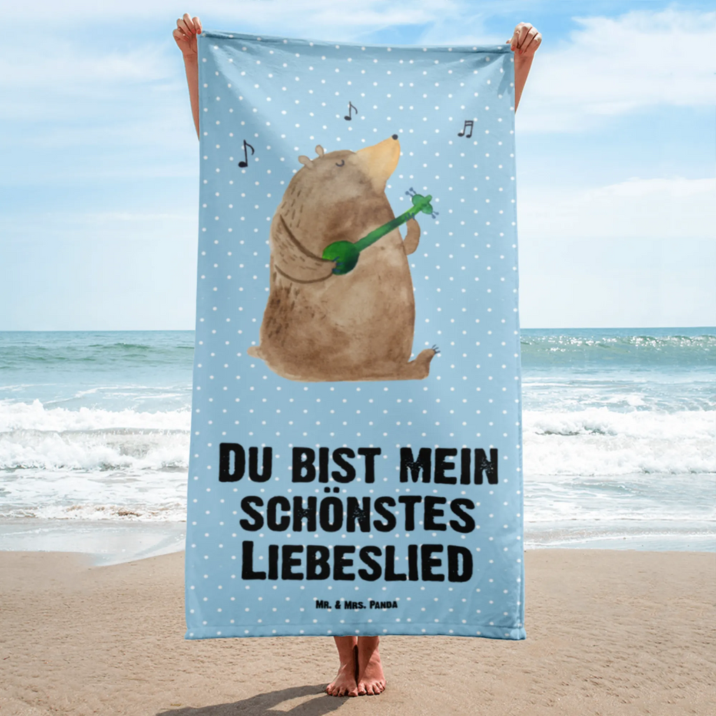 XL ręcznik kąpielowy niedźwiedź piosenka Niedźwiedź, Miś, Pluszowy miś