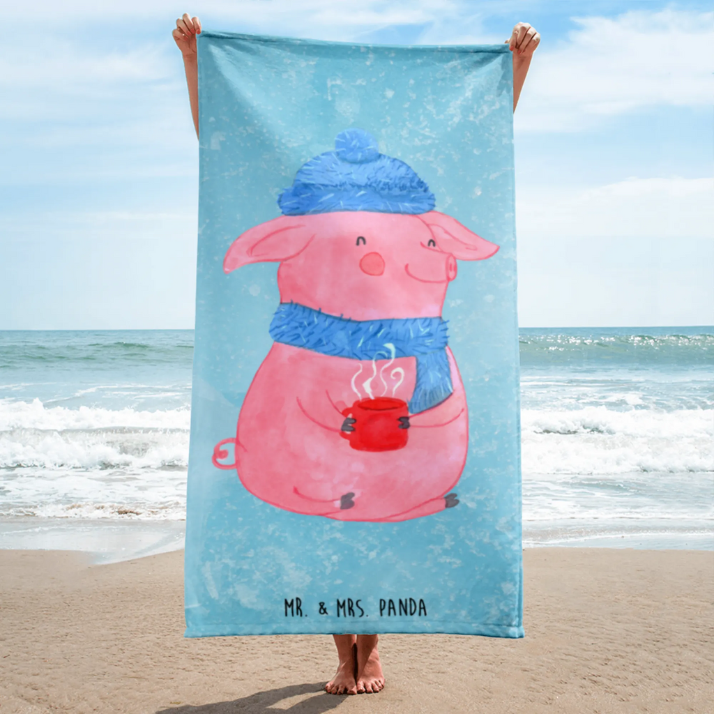 XL bath towel Pig Mulled wine extra large swim towel, XL bath towel, spa towel, large beach towel, oversized towel, luxury bath sheet, Winter, Christmas, Christmas time, snow, punch, mulled pig, mulled wine, Christmas market