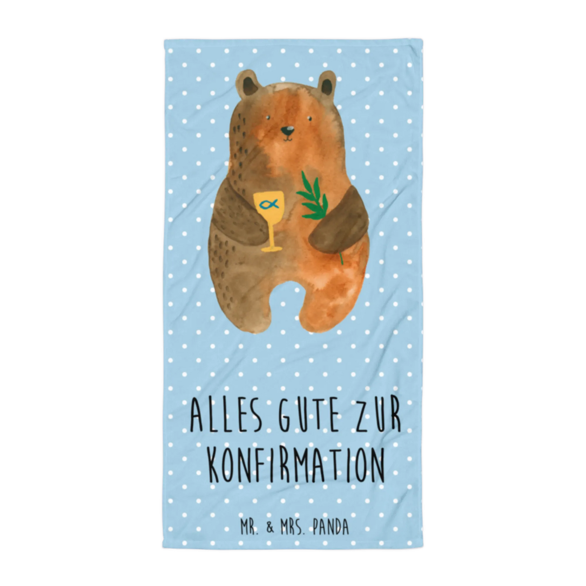 XL bath towel bear confirmation