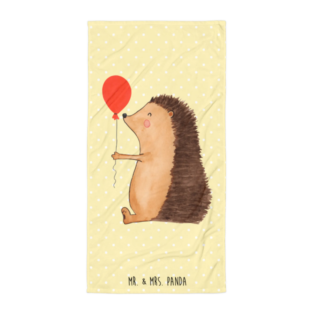 XL ręcznik kąpielowy jeż balon Motywy zwierzęce, dobra energia, zabawne powiedzonka, zwierzęta