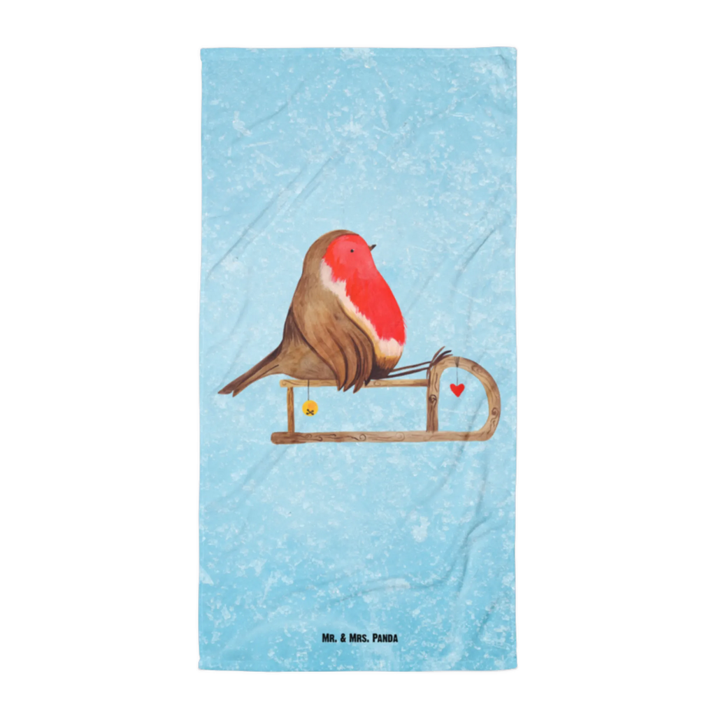 XL bath towel robin Sleds extra large swim towel, large beach towel, oversized towel, spa towel, luxury bath sheet, XL bath towel, Winter, Christmas, Christmas time, snow, bird, sleigh