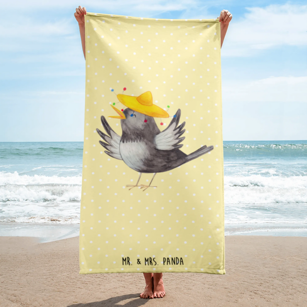 XL bath towel Crow sombrero XL bath towel, spa towel, large beach towel, oversized towel, luxury bath sheet, extra large swim towel, small animals, cute, funny, cute animal motives, hand drawn, small world, funny sayings, good mood, happy, gifts, gift ideas, special gifts, animal lover, card, Saying positive, Raven, Happiness Saying, Bird, Birds, Magpie, Be happy, Motivation