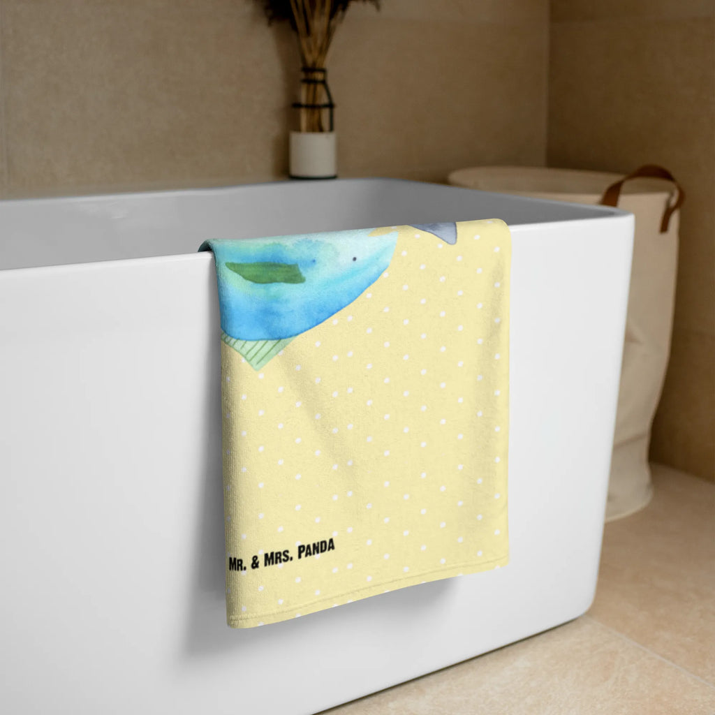 XL ręcznik kąpielowy wieloryb tuńczyk Motywy zwierzęce, dobra energia, zabawne powiedzonka, zwierzęta