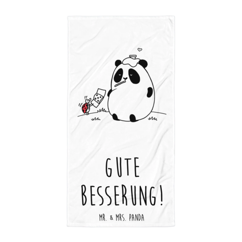 XL bath towel Panda Get well soon spa towel, XL bath towel, luxury bath sheet, large beach towel, extra large swim towel, oversized towel