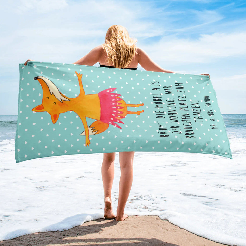 XL ręcznik kąpielowy Lis baletnica Lis