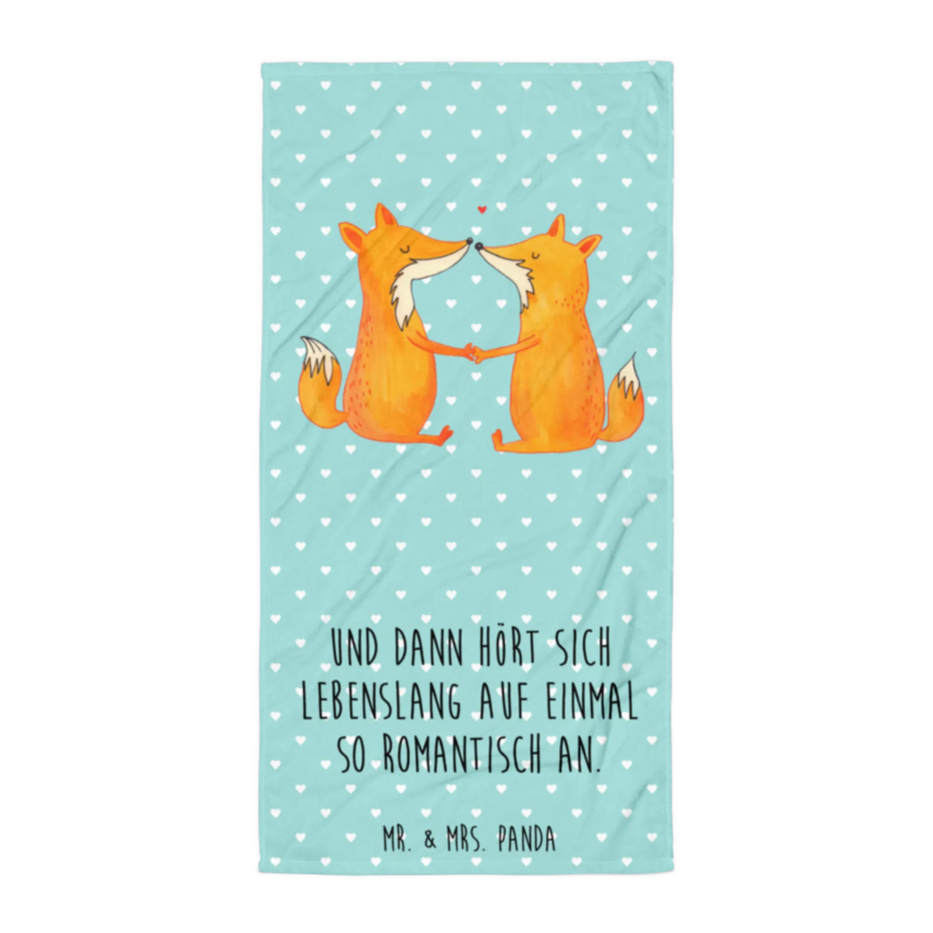 XL ręcznik kąpielowy lisy miłość Lis
