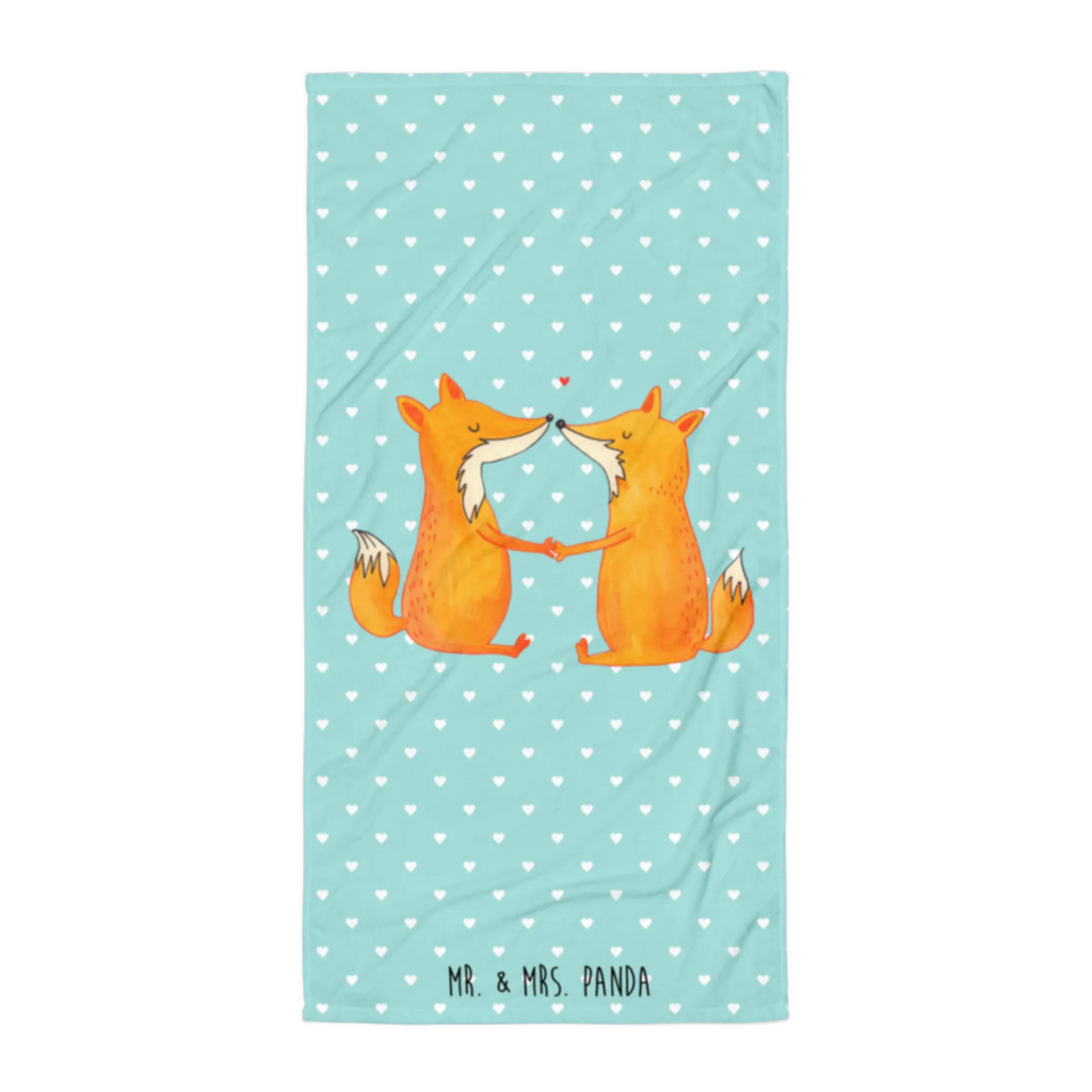 XL ręcznik kąpielowy lisy miłość Lis