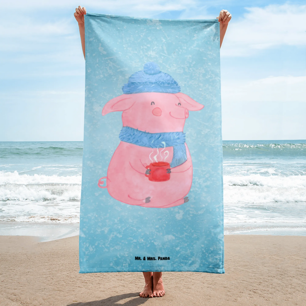 XL bath towel piggy Mulled wine oversized towel, extra large swim towel, spa towel, luxury bath sheet, XL bath towel, large beach towel, Winter, Christmas, Christmas time, snow, Christmas market, saying, mulled wine, drunk