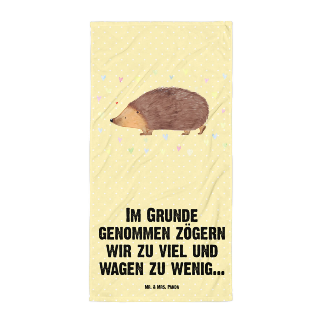 XL bath towel Hedgehog hearts oversized towel, XL bath towel, large beach towel, extra large swim towel, spa towel, luxury bath sheet, small animals, cute, funny, cute animal motives, hand drawn, small world, funny sayings, good mood, happy, gifts, gift ideas, special gifts, animal lover, card, Love, hedgehog, heart, hearts, life, kiss, trust