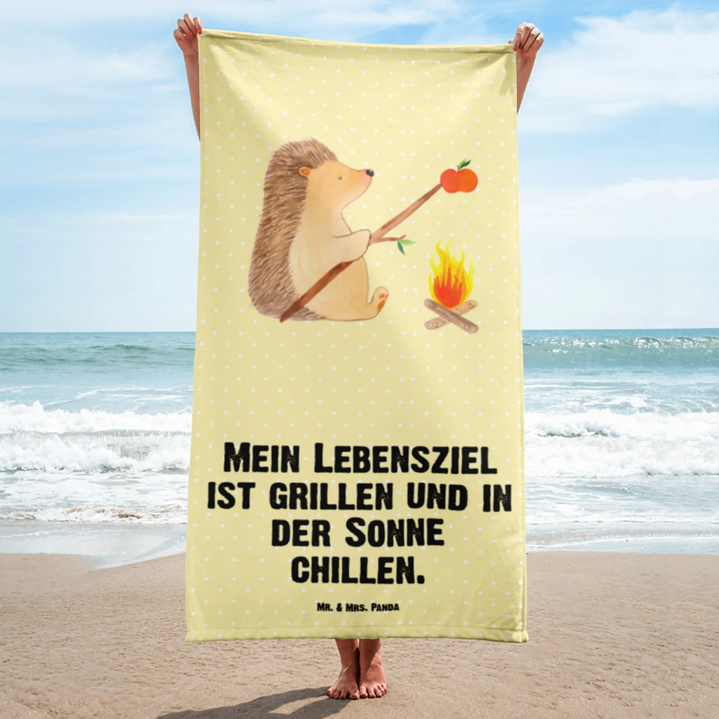 XL bath towel Hedgehog grilling spa towel, luxury bath sheet, large beach towel, oversized towel, XL bath towel, extra large swim towel, small animals, cute, funny, cute animal motives, hand drawn, small world, funny sayings, good mood, happy, gifts, gift ideas, special gifts, animal lover, card, meaning of life, barbecue, unemployed, goals, motivation, hedgehog, saying