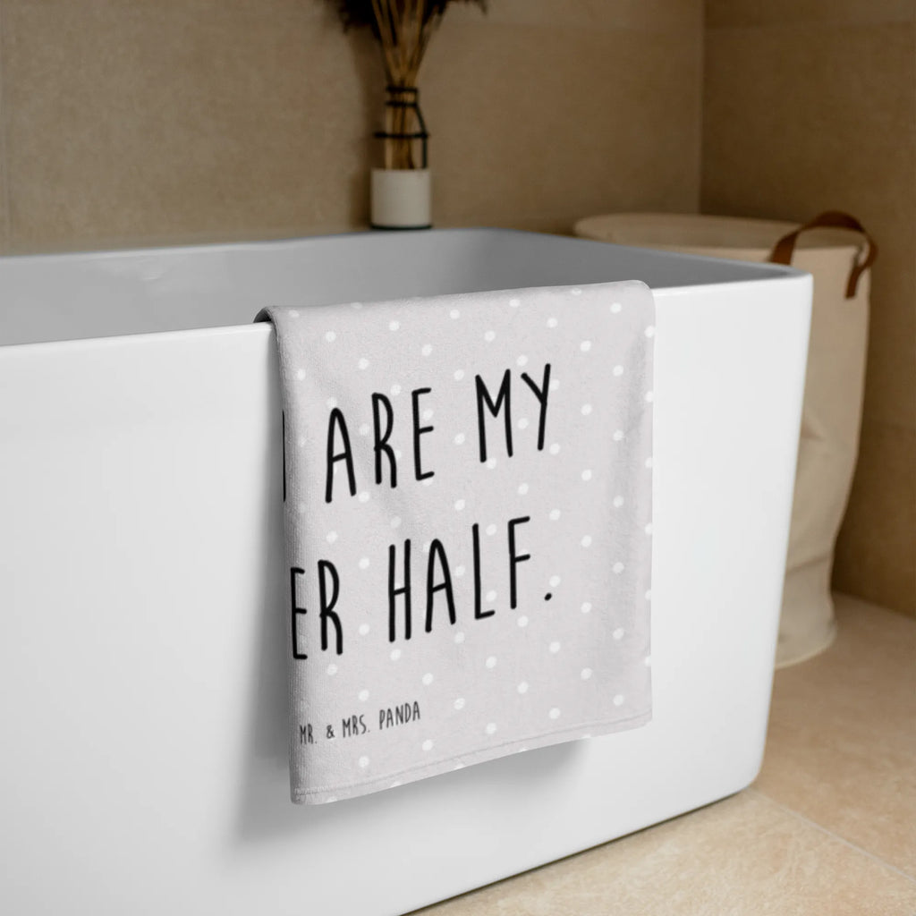 XL ręcznik kąpielowy wydra serce Kuna, wydra, morska wydra