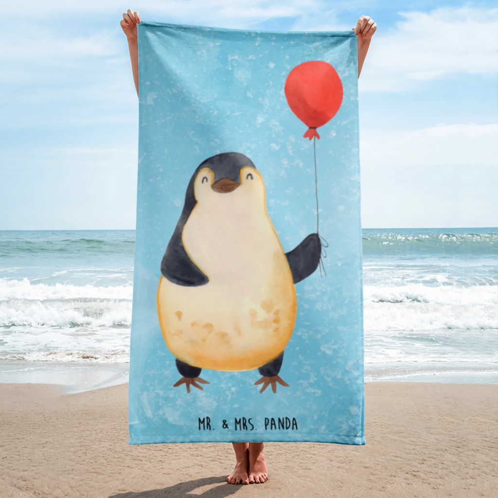 XL ręcznik kąpielowy pingwin balon Pinguin