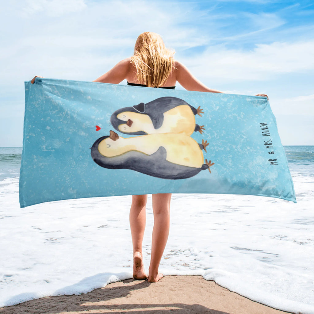 XL bath towel Penguin embrace luxury bath sheet, spa towel, large beach towel, XL bath towel, extra large swim towel, oversized towel, Penguin, North Pole, Winter, Penguins, wedding day, penguin, engagement, anniversary, lovers, wedding, wedding gift, love, love gift, proof of love