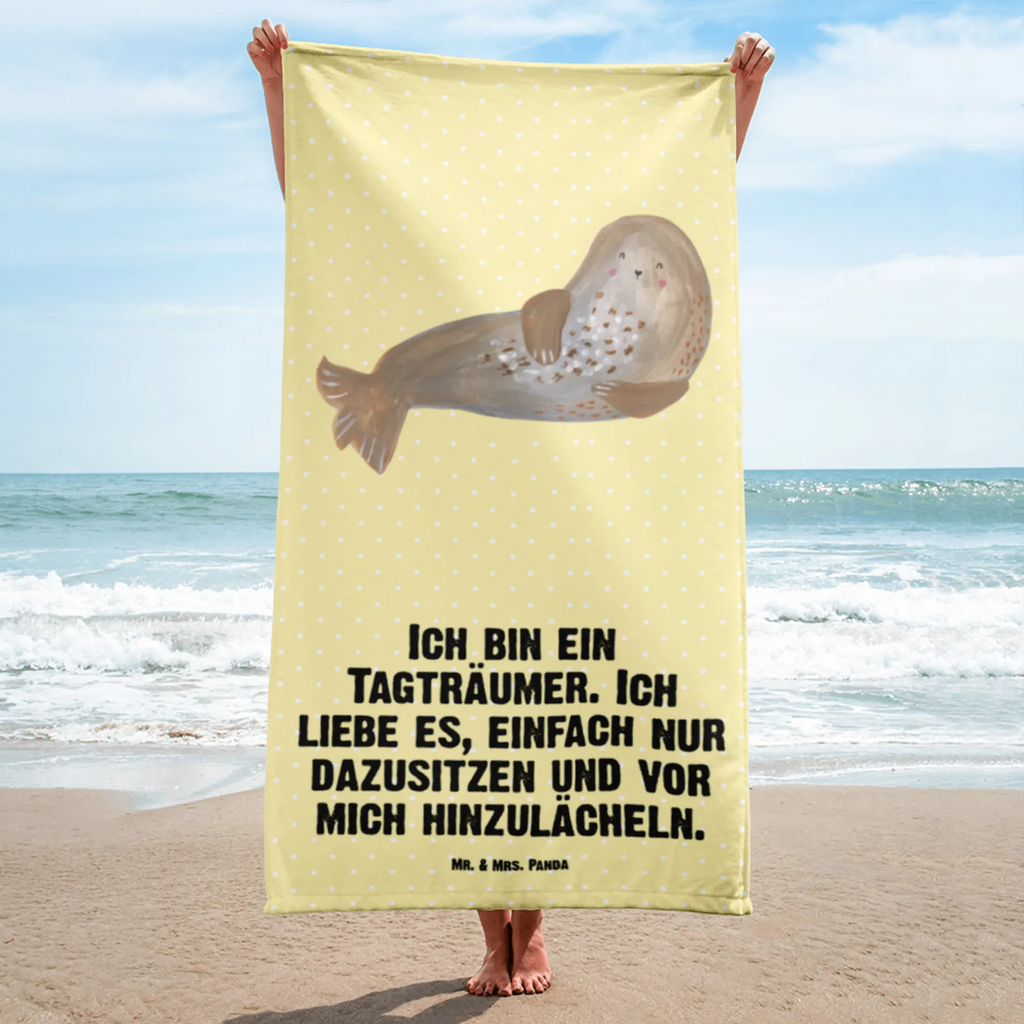 XL bath towel seal Laugh oversized towel, extra large swim towel, spa towel, XL bath towel, luxury bath sheet, large beach towel, small animals, cute, funny, cute animal motives, hand drawn, small world, funny sayings, good mood, happy, gifts, gift ideas, special gifts, animal lover, card, Sea animal, Baltic Sea, North Sea, Seal, Seals, Beach