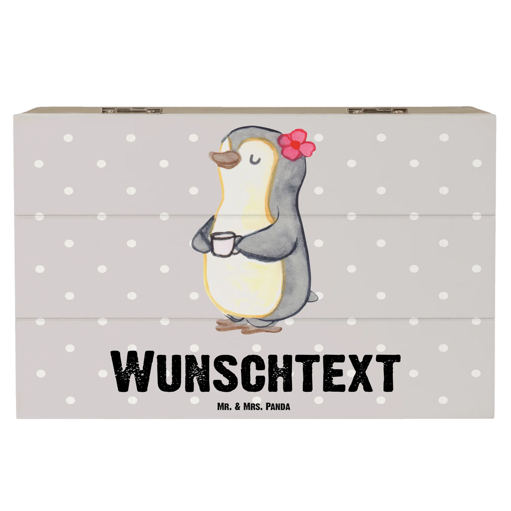 Personalised wooden chest penguin Best mother in law in the world for, thank you, gift, giving, birthday, birthday present, gift idea, souvenir, make you happy, gift tip, parents-in-law, Mother-in-law, mother, mother-in-law, by marriage, mom, spouse&#39;s mother