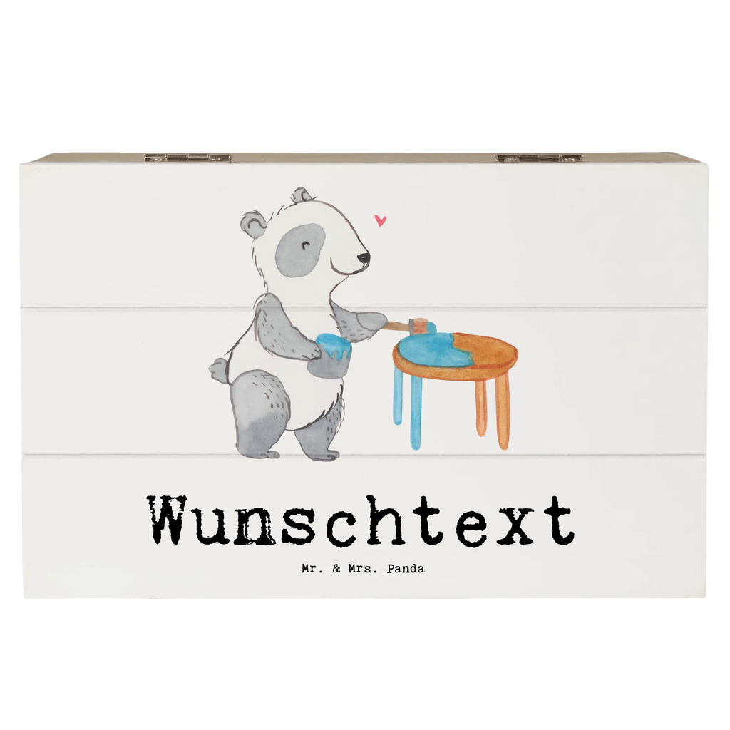 Personalizowane drewniane pudełko Panda Renowacja mebli Prezent, Sport, Dyscyplina sportowa, Hobby, Darować, Dziękuję, Dzięki, Wyróżnienie, Wygrana, Sportowiec