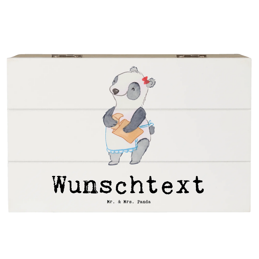 Personalizowane drewniane pudełko sprzedawczyni piekarnicza Serce Zawód, Wykształcenie, Jubileusz, Pożegnanie, Emerytura, Kolega, Koleżanka, Prezent, Dawać, Pracownik, Współpracownik, Firma, Dziękuję, Dziękuję bardzo