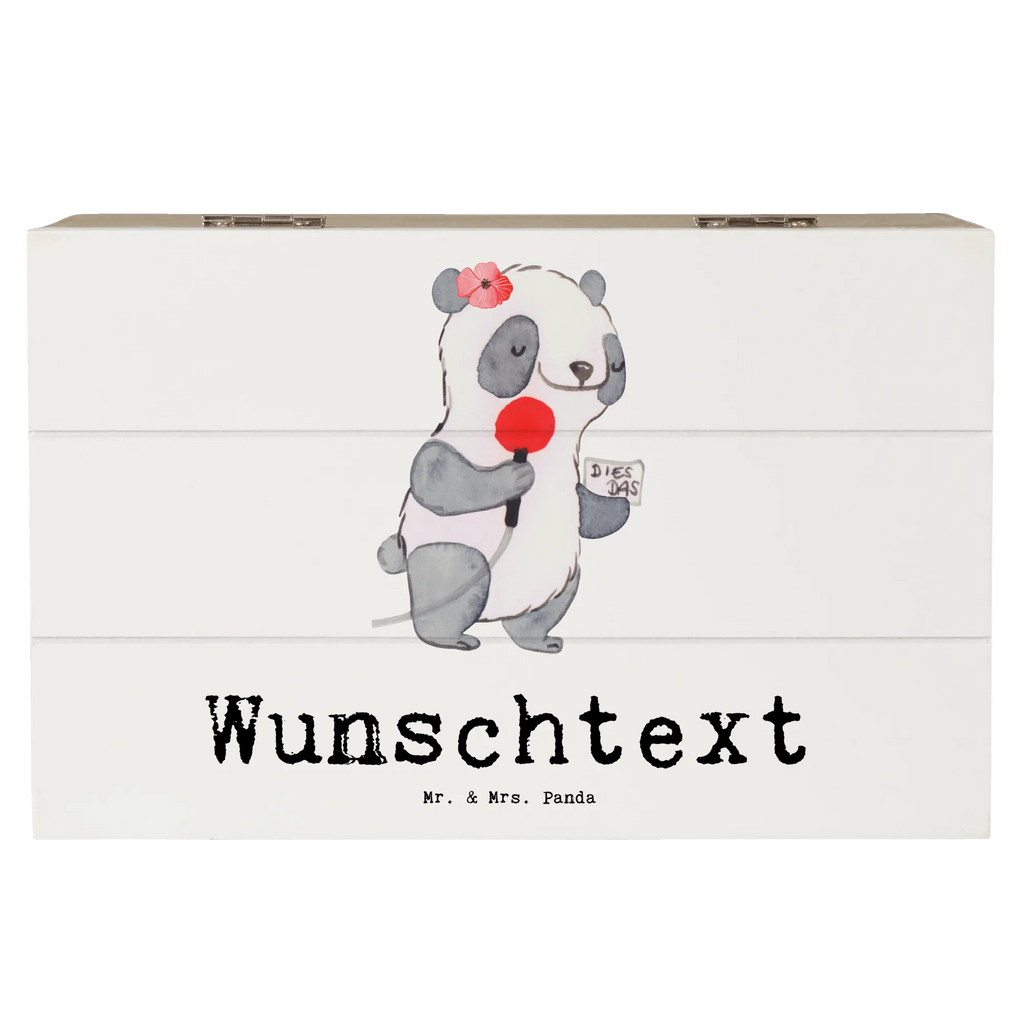 Personalised wooden chest Sports reporter Heart gift, gift idea, best, farewell gift, passing exam, anniversary, retirement, promotion, job start, sayings, funny, profession