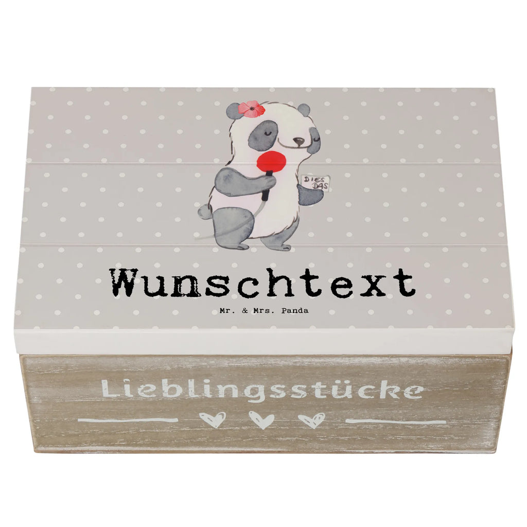 Personalised wooden chest Sports reporter Heart gift, gift idea, best, farewell gift, passing exam, anniversary, retirement, promotion, job start, sayings, funny, profession