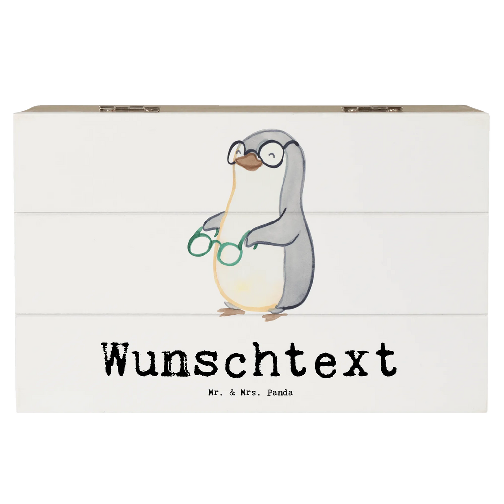 Personalised wooden chest optician Heart gift, gift idea, best, farewell gift, passing exam, anniversary, retirement, promotion, job start, sayings, funny, profession