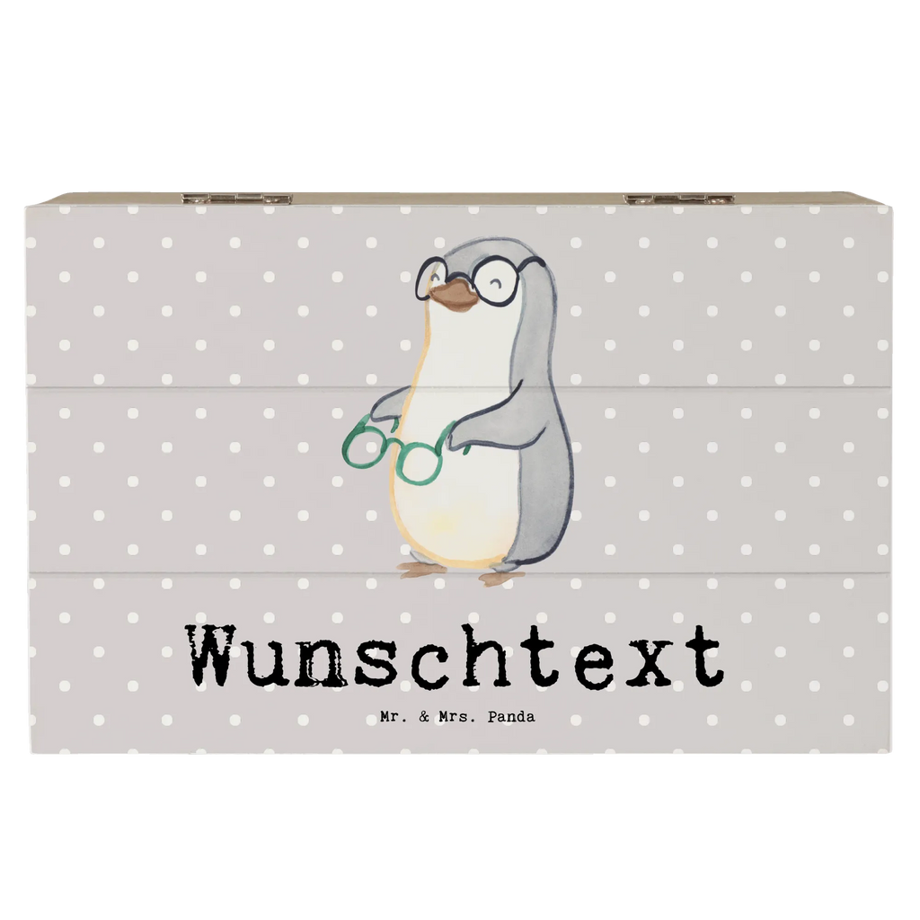 Personalised wooden chest optician Heart gift, gift idea, best, farewell gift, passing exam, anniversary, retirement, promotion, job start, sayings, funny, profession