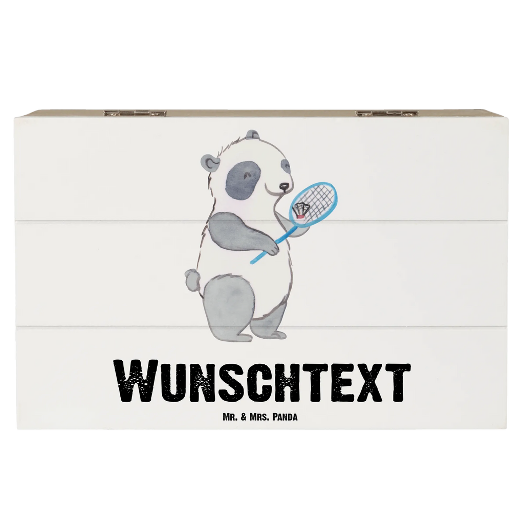 Personalizowane drewniane pudełko Panda Badminton Erinnerungskiste Personalisiert, Schatulle Personalisiert, Holzkiste mit Namen, Schatulle mit Namen, Erinnerungsbox mit Namen, Truhe mit Namen, Erinnerungsbox Personalisiert, Dekokiste Personalisiert, Kiste Personalisiert, Aufbewahrungsbox mit Namen, GEschenkdose Personalisiert, Geschenkbox Personalisiert, Aufbewahrungsbox Personalisiert, Truhe Personalisiert, Holzkiste Personalisiert, Schatzkiste mit Namen, Dekokiste mit Namen, Schatzkiste Personalisiert, Kiste mit Namen, mit Namen, Geschenk, Schenken, Sport, Sportart, Hobby, Danke, Dankeschön, Auszeichnung, Gewinn, Sportler, Badminton, Badminton spielen
