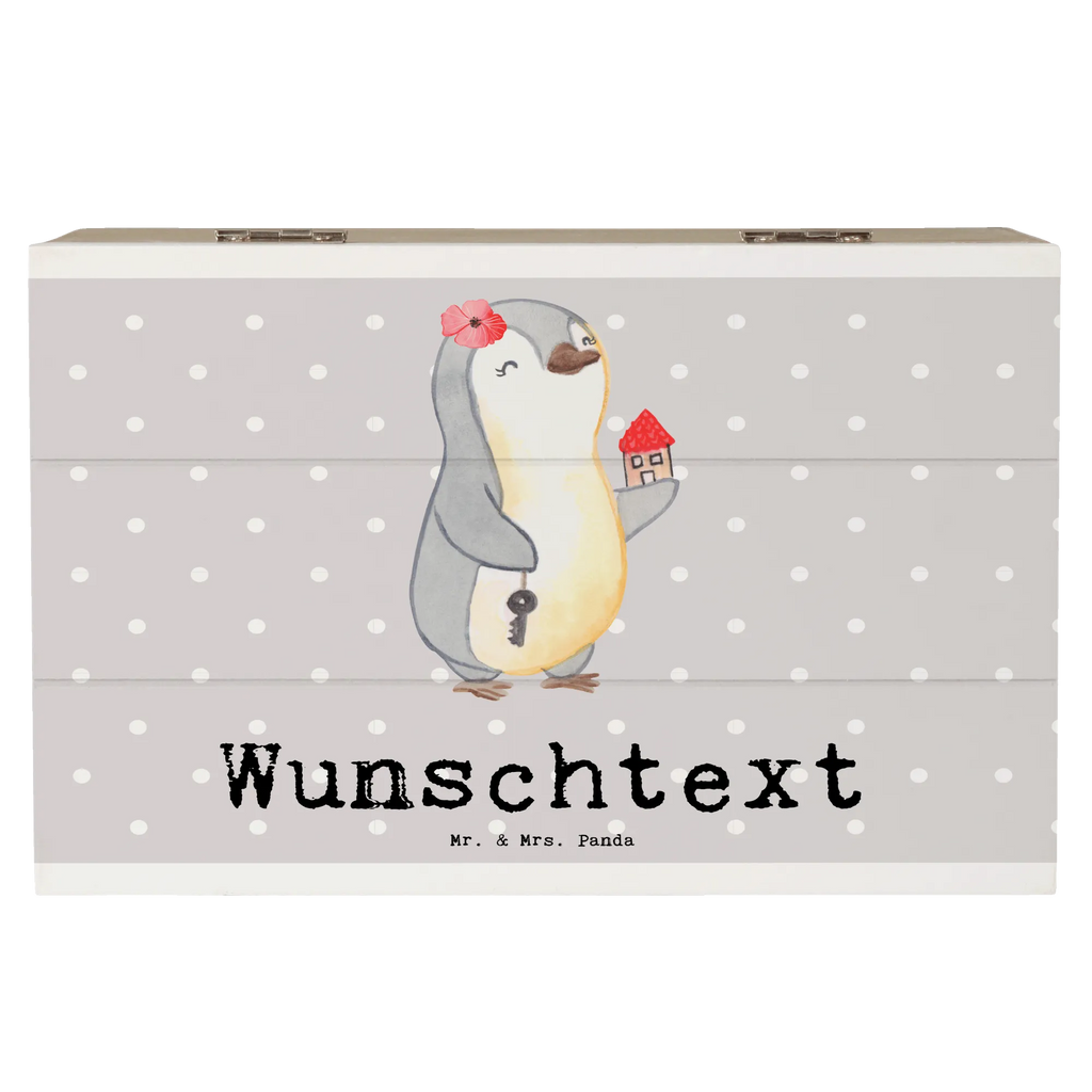 Personalizowane drewniane pudełko Agentka nieruchomości serce Zawód, Wykształcenie, Jubileusz, Pożegnanie, Emerytura, Kolega, Koleżanka, Prezent, Dawać, Pracownik, Współpracownik, Firma, Dziękuję, Dziękuję bardzo