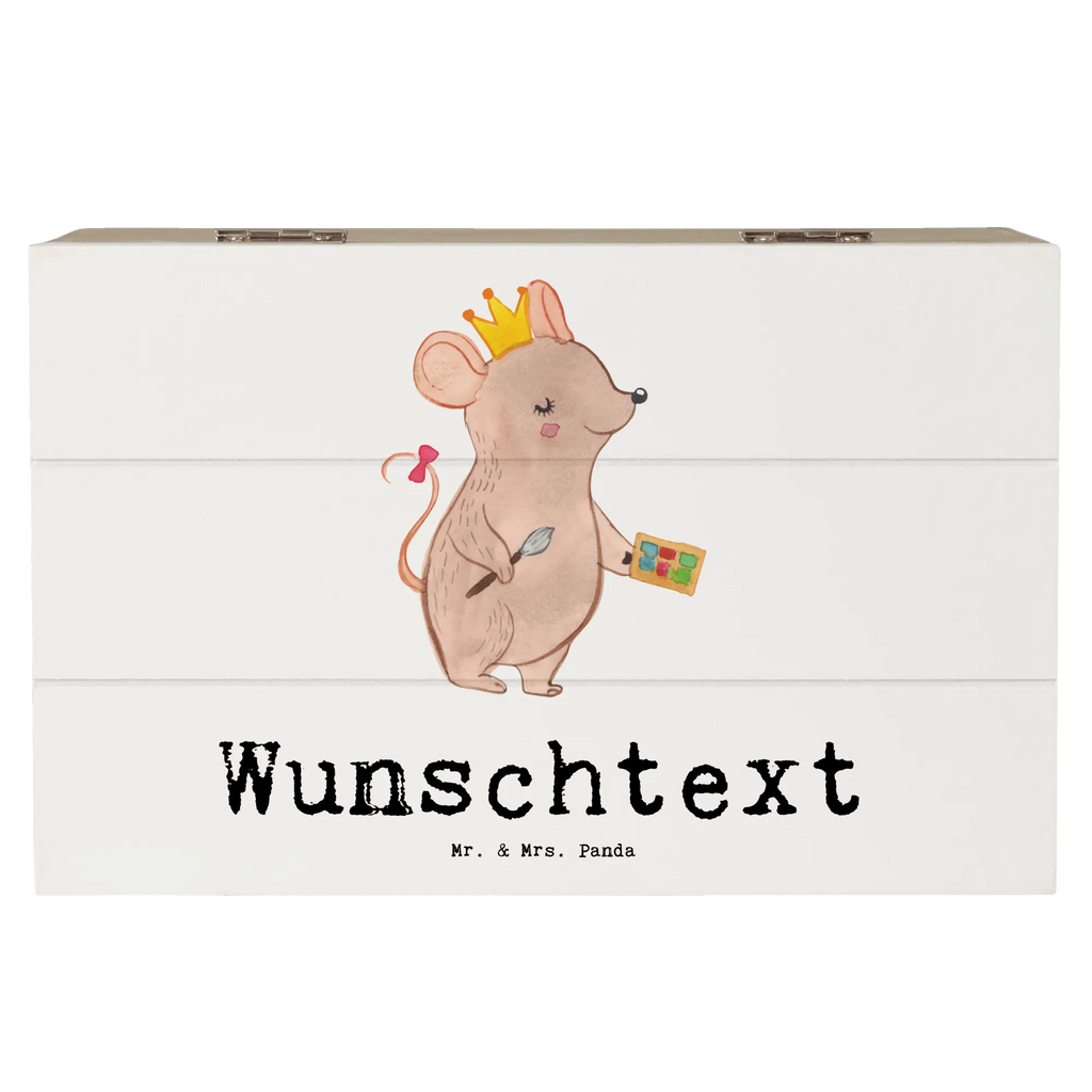 Personalised wooden chest Make Up Artist heart gift, gift idea, best, farewell gift, passing exam, anniversary, retirement, promotion, job start, sayings, funny, profession