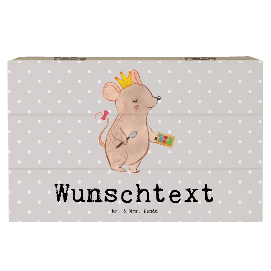 Personalised wooden chest Make Up Artist heart gift, gift idea, best, farewell gift, passing exam, anniversary, retirement, promotion, job start, sayings, funny, profession