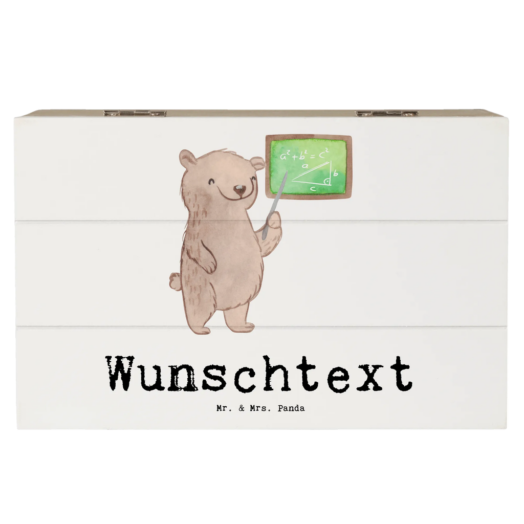 Personalised wooden chest mathematician heart gift, gift idea, best, farewell gift, passing exam, anniversary, retirement, promotion, job start, sayings, funny, profession