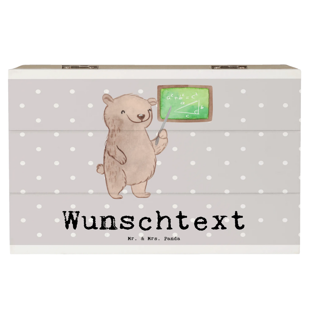 Personalised wooden chest mathematician heart gift, gift idea, best, farewell gift, passing exam, anniversary, retirement, promotion, job start, sayings, funny, profession