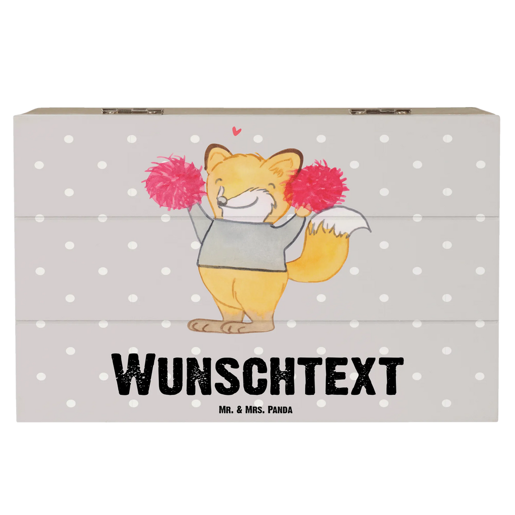 Personalisierte Holzkiste Fuchs Cheerleader GEschenkdose Personalisiert, Truhe Personalisiert, Holzkiste mit Namen, Aufbewahrungsbox Personalisiert, Erinnerungsbox mit Namen, Kiste Personalisiert, Erinnerungskiste Personalisiert, Holzkiste Personalisiert, Schatulle mit Namen, Schatzkiste Personalisiert, Schatzkiste mit Namen, Dekokiste mit Namen, Dekokiste Personalisiert, Schatulle Personalisiert, Truhe mit Namen, Aufbewahrungsbox mit Namen, mit Namen, Kiste mit Namen, Erinnerungsbox Personalisiert, Geschenkbox Personalisiert, Geschenk, Schenken, Sport, Sportart, Hobby, Danke, Dankeschön, Auszeichnung, Gewinn, Sportler, Cheerleading, Turniere, Cheerleader, Turn Club, Turnen