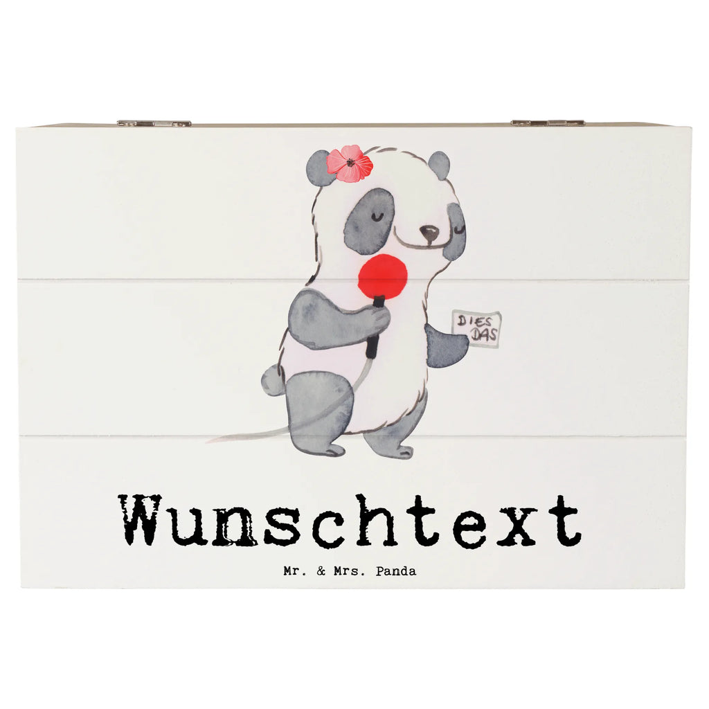 Personalised wooden chest Sports reporter Heart gift, gift idea, best, farewell gift, passing exam, anniversary, retirement, promotion, job start, sayings, funny, profession