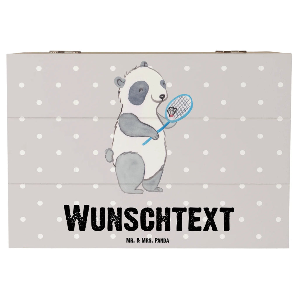 Personalizowane drewniane pudełko Panda Badminton Erinnerungskiste Personalisiert, Schatulle Personalisiert, Holzkiste mit Namen, Schatulle mit Namen, Erinnerungsbox mit Namen, Truhe mit Namen, Erinnerungsbox Personalisiert, Dekokiste Personalisiert, Kiste Personalisiert, Aufbewahrungsbox mit Namen, GEschenkdose Personalisiert, Geschenkbox Personalisiert, Aufbewahrungsbox Personalisiert, Truhe Personalisiert, Holzkiste Personalisiert, Schatzkiste mit Namen, Dekokiste mit Namen, Schatzkiste Personalisiert, Kiste mit Namen, mit Namen, Geschenk, Schenken, Sport, Sportart, Hobby, Danke, Dankeschön, Auszeichnung, Gewinn, Sportler, Badminton, Badminton spielen