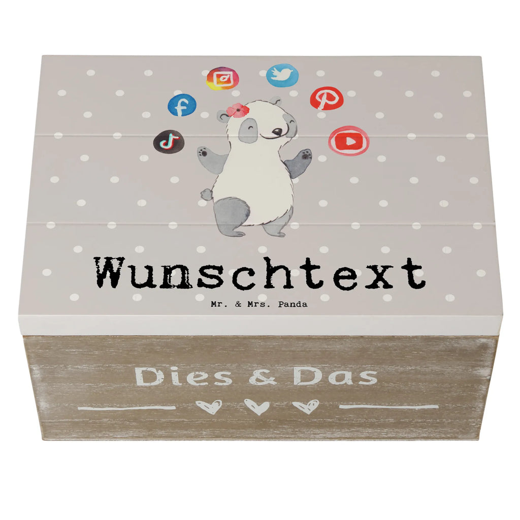 Personalizowane drewniane pudełko Influencerka serce Zawód, Wykształcenie, Jubileusz, Pożegnanie, Emerytura, Kolega, Koleżanka, Prezent, Dawać, Pracownik, Współpracownik, Firma, Dziękuję, Dziękuję bardzo