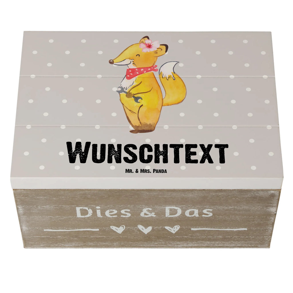 Personalised wooden chest Automotive Mechatronics Technician Heart gift, gift idea, best, farewell gift, passing exam, anniversary, retirement, promotion, job start, sayings, funny, profession