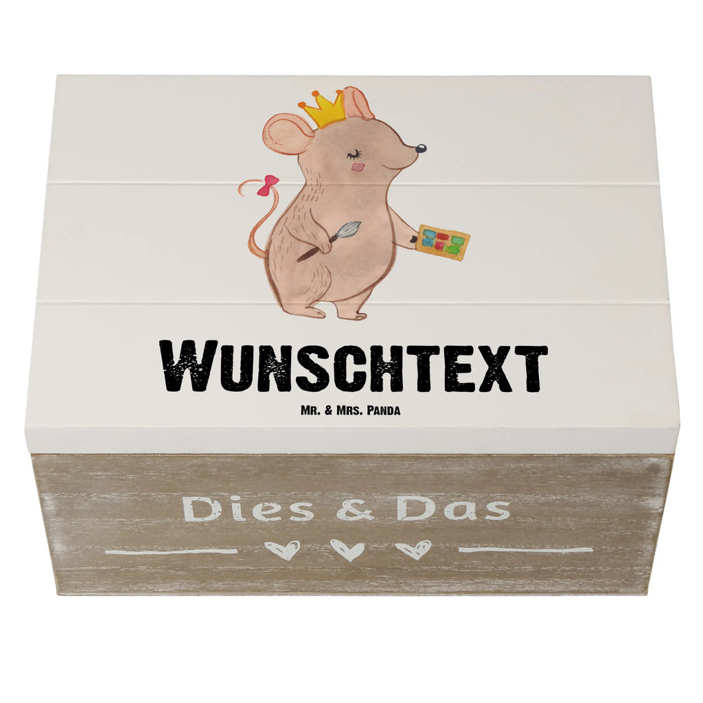 Personalised wooden chest Make Up Artist heart gift, gift idea, best, farewell gift, passing exam, anniversary, retirement, promotion, job start, sayings, funny, profession