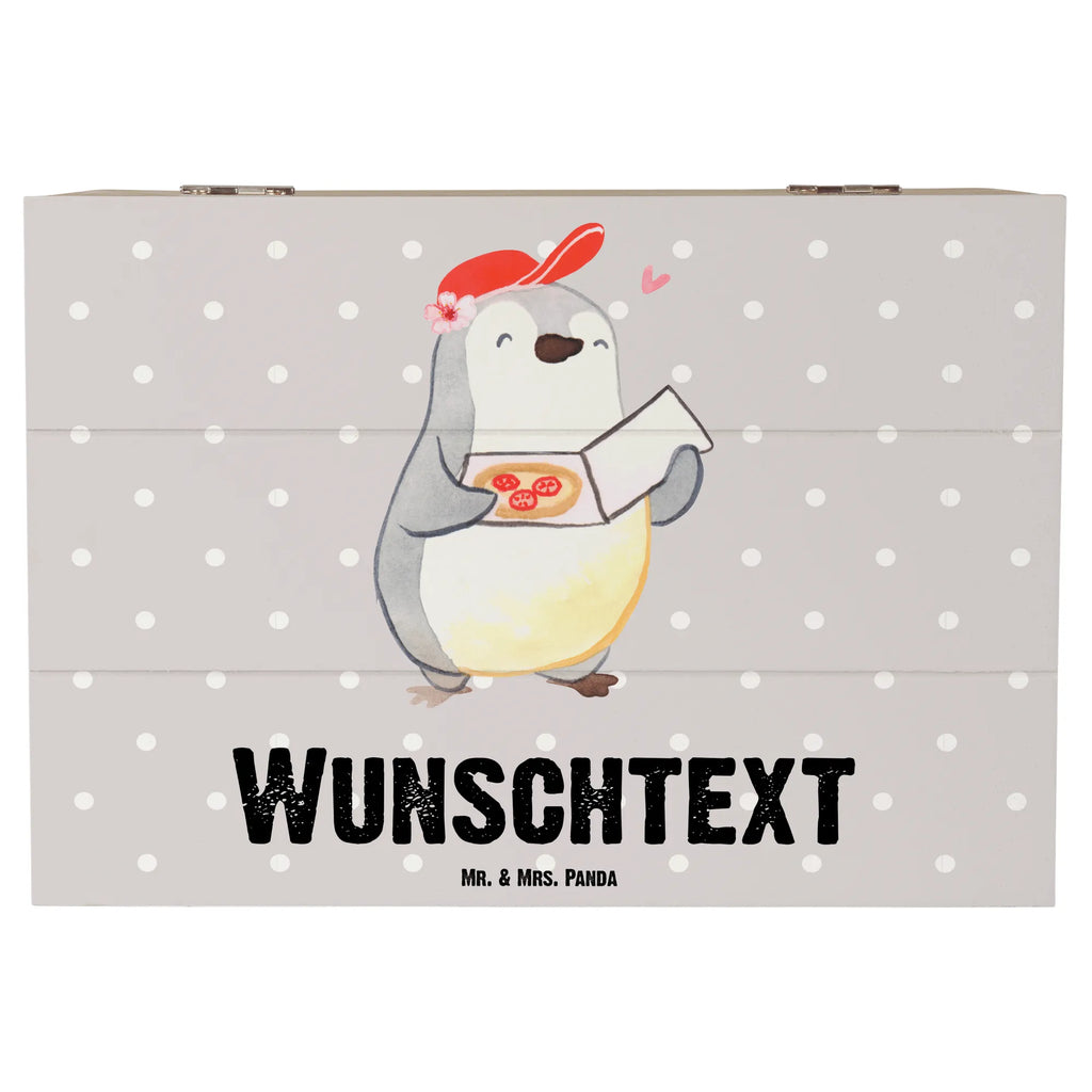 Personalised wooden chest Pizza maker Heart gift, gift idea, best, farewell gift, passing exam, anniversary, retirement, promotion, job start, sayings, funny, profession