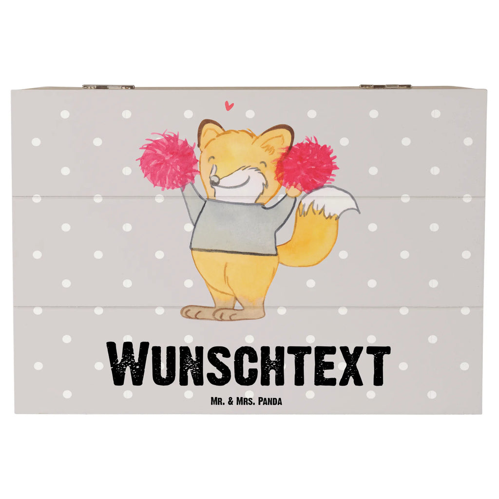 Personalisierte Holzkiste Fuchs Cheerleader GEschenkdose Personalisiert, Truhe Personalisiert, Holzkiste mit Namen, Aufbewahrungsbox Personalisiert, Erinnerungsbox mit Namen, Kiste Personalisiert, Erinnerungskiste Personalisiert, Holzkiste Personalisiert, Schatulle mit Namen, Schatzkiste Personalisiert, Schatzkiste mit Namen, Dekokiste mit Namen, Dekokiste Personalisiert, Schatulle Personalisiert, Truhe mit Namen, Aufbewahrungsbox mit Namen, mit Namen, Kiste mit Namen, Erinnerungsbox Personalisiert, Geschenkbox Personalisiert, Geschenk, Schenken, Sport, Sportart, Hobby, Danke, Dankeschön, Auszeichnung, Gewinn, Sportler, Cheerleading, Turniere, Cheerleader, Turn Club, Turnen