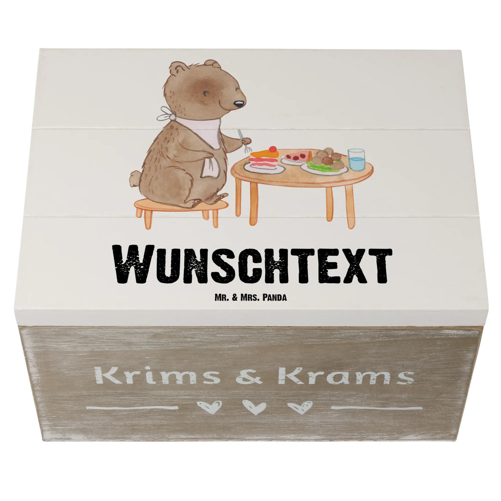 Personalisierte Holzkiste Bär Essen gehen Aufbewahrungsbox Personalisiert, Dekokiste mit Namen, Schatulle mit Namen, Geschenkbox Personalisiert, mit Namen, Kiste mit Namen, Holzkiste mit Namen, Aufbewahrungsbox mit Namen, GEschenkdose Personalisiert, Schatzkiste mit Namen, Erinnerungsbox Personalisiert, Schatzkiste Personalisiert, Erinnerungskiste Personalisiert, Kiste Personalisiert, Erinnerungsbox mit Namen, Schatulle Personalisiert, Holzkiste Personalisiert, Dekokiste Personalisiert, Truhe Personalisiert, Truhe mit Namen, Geschenk, Schenken, Sport, Sportart, Hobby, Danke, Dankeschön, Auszeichnung, Gewinn, Sportler, Restaurant, Essen gehen, Restaurantbesuch, Essen