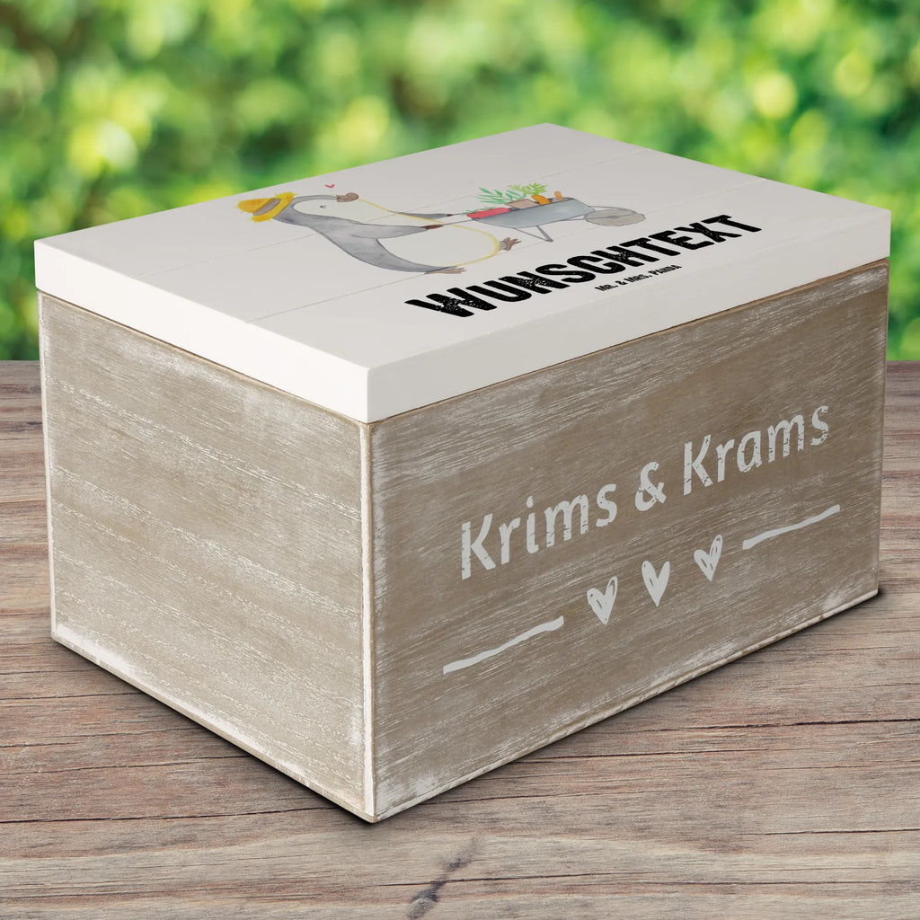 Personalizowane drewniane pudełko pingwin Prace ogrodowe Prezent, Sport, Dyscyplina sportowa, Hobby, Darować, Dziękuję, Dzięki, Wyróżnienie, Wygrana, Sportowiec