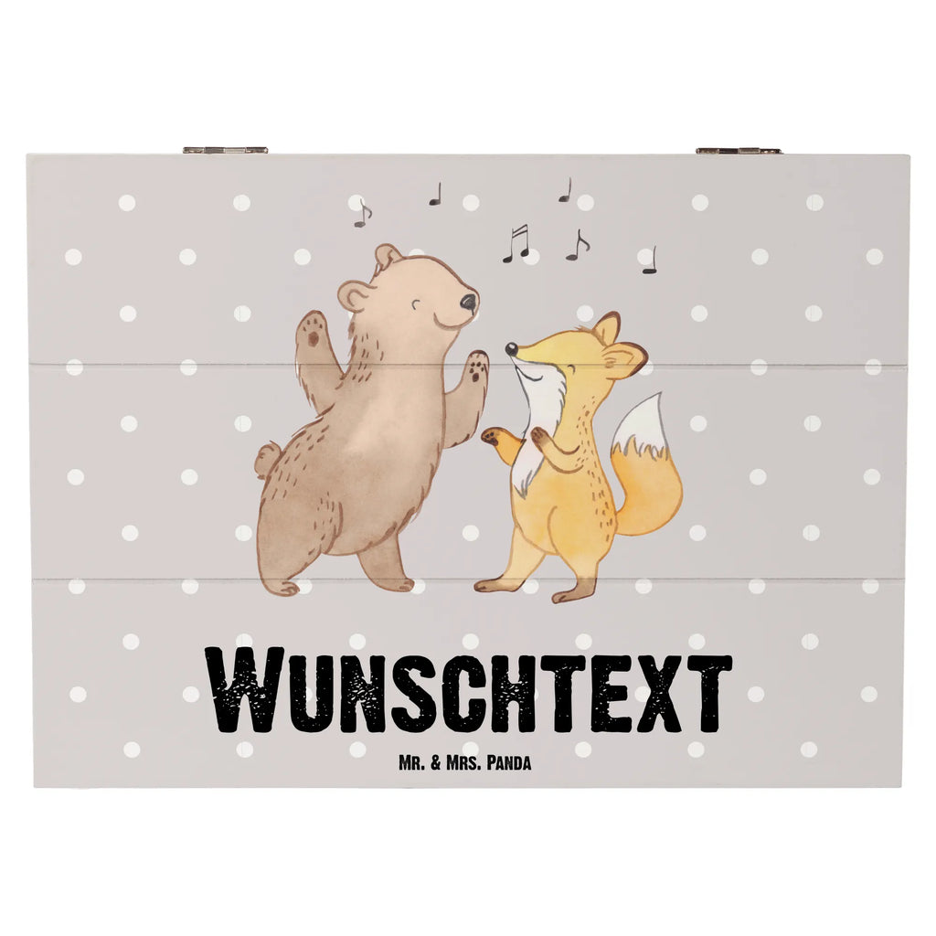 Personalizowane drewniane pudełko Niedźwiedź i lis Dyskoteka Kiste Personalisiert, Schatzkiste mit Namen, Holzkiste Personalisiert, Geschenkbox Personalisiert, Schatzkiste Personalisiert, Dekokiste mit Namen, Truhe mit Namen, Schatulle Personalisiert, Schatulle mit Namen, GEschenkdose Personalisiert, Holzkiste mit Namen, Erinnerungsbox Personalisiert, Dekokiste Personalisiert, Aufbewahrungsbox mit Namen, Aufbewahrungsbox Personalisiert, Kiste mit Namen, Truhe Personalisiert, mit Namen, Erinnerungsbox mit Namen, Erinnerungskiste Personalisiert, Geschenk, Schenken, Sport, Sportart, Hobby, Danke, Dankeschön, Auszeichnung, Gewinn, Sportler, Tanzstimmung, Nachtclub, Feiern, Clubbing, Tanzen, Clubs, Disco