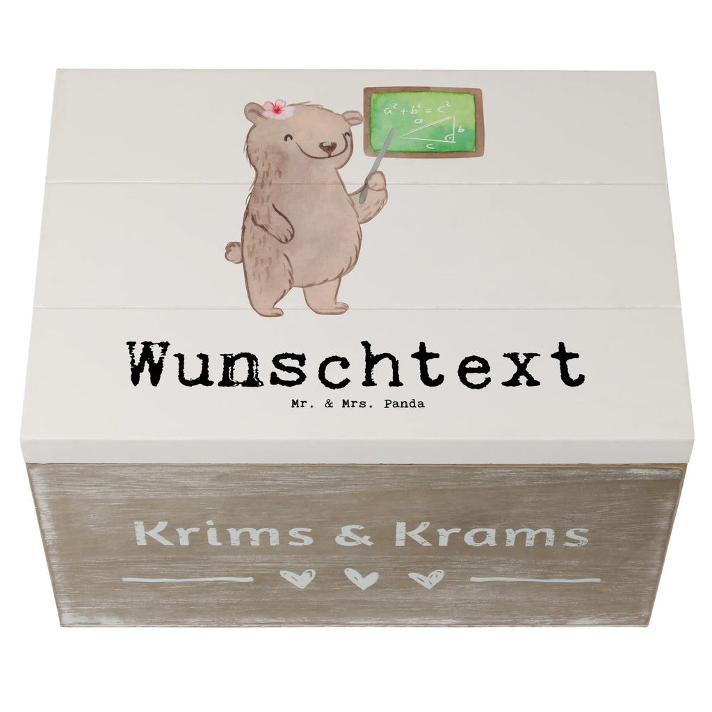 Personalizowane drewniane pudełko Korepetytor matematyki serce Zawód, Wykształcenie, Jubileusz, Pożegnanie, Emerytura, Kolega, Koleżanka, Prezent, Dawać, Pracownik, Współpracownik, Firma, Dziękuję, Dziękuję bardzo