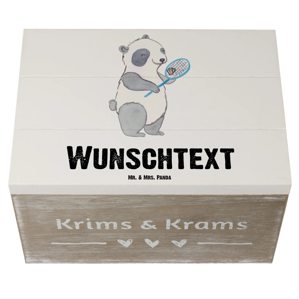 Personalizowane drewniane pudełko Panda Badminton Erinnerungskiste Personalisiert, Schatulle Personalisiert, Holzkiste mit Namen, Schatulle mit Namen, Erinnerungsbox mit Namen, Truhe mit Namen, Erinnerungsbox Personalisiert, Dekokiste Personalisiert, Kiste Personalisiert, Aufbewahrungsbox mit Namen, GEschenkdose Personalisiert, Geschenkbox Personalisiert, Aufbewahrungsbox Personalisiert, Truhe Personalisiert, Holzkiste Personalisiert, Schatzkiste mit Namen, Dekokiste mit Namen, Schatzkiste Personalisiert, Kiste mit Namen, mit Namen, Geschenk, Schenken, Sport, Sportart, Hobby, Danke, Dankeschön, Auszeichnung, Gewinn, Sportler, Badminton, Badminton spielen