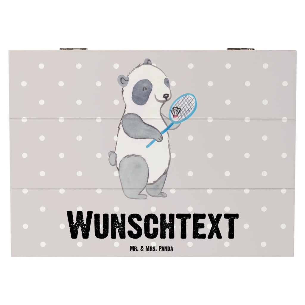 Personalizowane drewniane pudełko Panda Badminton Erinnerungskiste Personalisiert, Schatulle Personalisiert, Holzkiste mit Namen, Schatulle mit Namen, Erinnerungsbox mit Namen, Truhe mit Namen, Erinnerungsbox Personalisiert, Dekokiste Personalisiert, Kiste Personalisiert, Aufbewahrungsbox mit Namen, GEschenkdose Personalisiert, Geschenkbox Personalisiert, Aufbewahrungsbox Personalisiert, Truhe Personalisiert, Holzkiste Personalisiert, Schatzkiste mit Namen, Dekokiste mit Namen, Schatzkiste Personalisiert, Kiste mit Namen, mit Namen, Geschenk, Schenken, Sport, Sportart, Hobby, Danke, Dankeschön, Auszeichnung, Gewinn, Sportler, Badminton, Badminton spielen