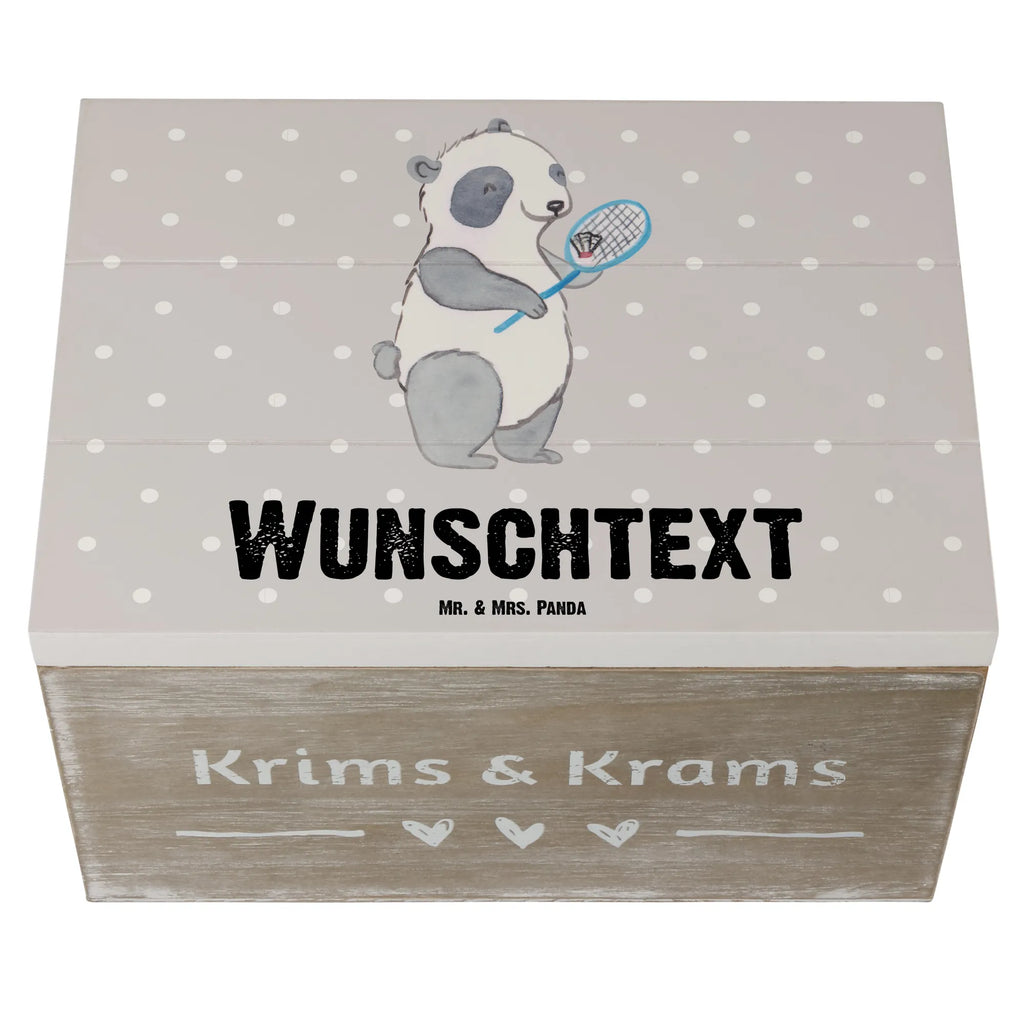 Personalizowane drewniane pudełko Panda Badminton Erinnerungskiste Personalisiert, Schatulle Personalisiert, Holzkiste mit Namen, Schatulle mit Namen, Erinnerungsbox mit Namen, Truhe mit Namen, Erinnerungsbox Personalisiert, Dekokiste Personalisiert, Kiste Personalisiert, Aufbewahrungsbox mit Namen, GEschenkdose Personalisiert, Geschenkbox Personalisiert, Aufbewahrungsbox Personalisiert, Truhe Personalisiert, Holzkiste Personalisiert, Schatzkiste mit Namen, Dekokiste mit Namen, Schatzkiste Personalisiert, Kiste mit Namen, mit Namen, Geschenk, Schenken, Sport, Sportart, Hobby, Danke, Dankeschön, Auszeichnung, Gewinn, Sportler, Badminton, Badminton spielen